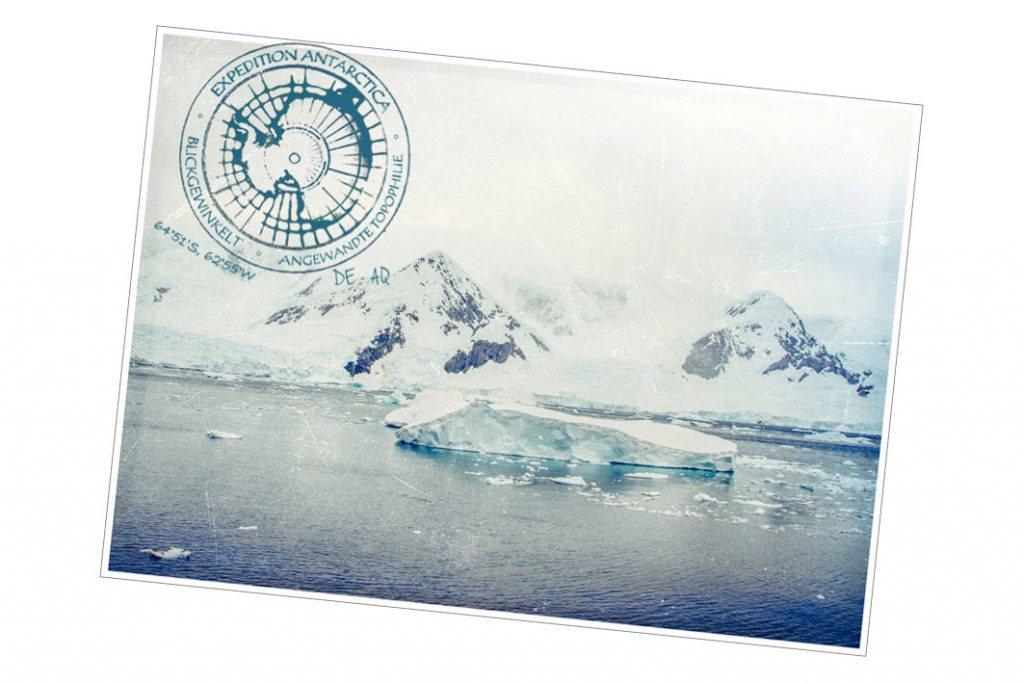 Postkarte aus der Antarktis