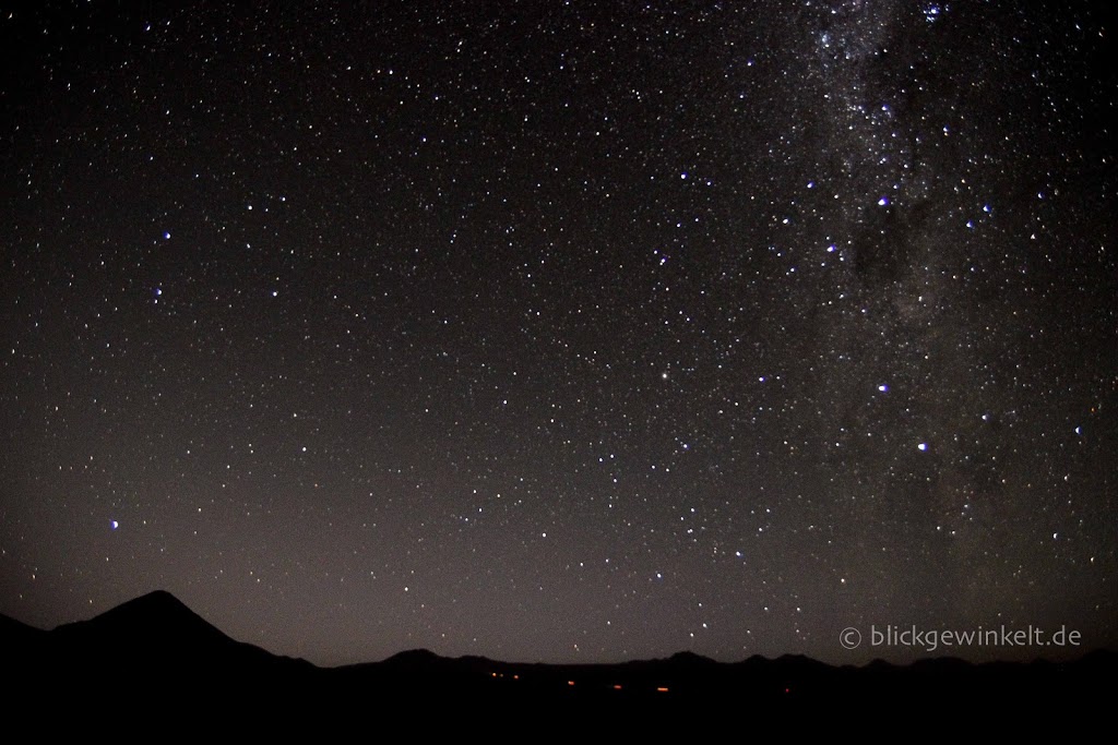 Sterne Milchstraße Atacamawüste