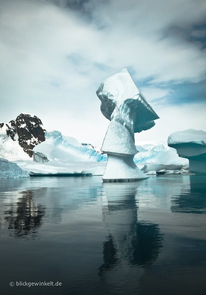 Eisberg, natürliche Eisskulptur