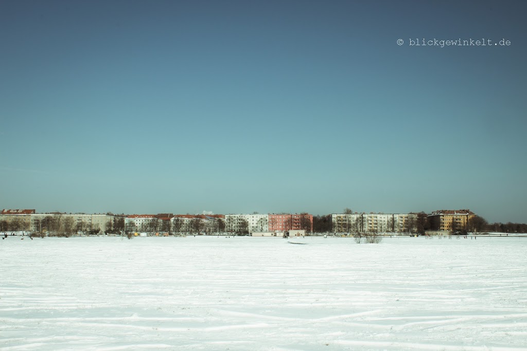 Tempelhofer Feld im Schnee, Berlin