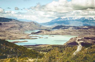 Seenlandschaft im Torres del Paine Nationalpark