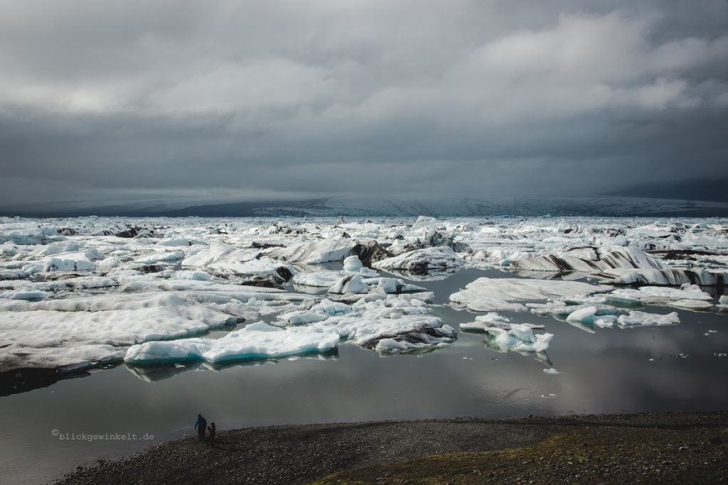 Eisbucht Jökulsárlón in Island