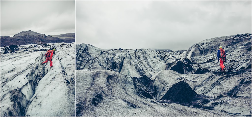 Gletscher Solheimajoekull auf Island