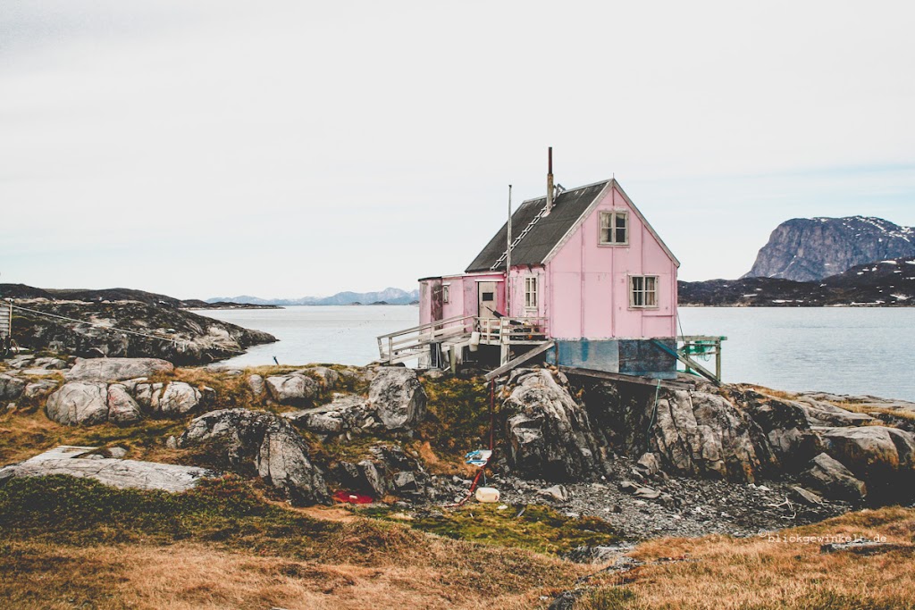 Rosa Haus in Grönland
