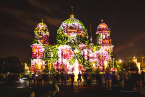 Berliner Dom beim Festival of Lights