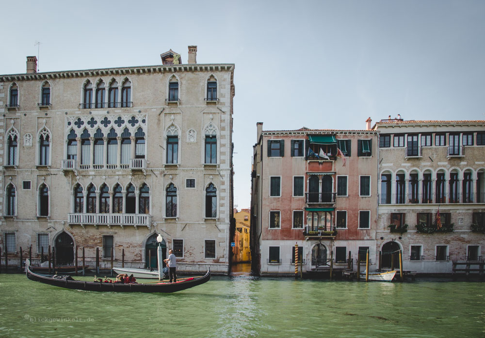 Venedig, Canal Grande und alte Häuser