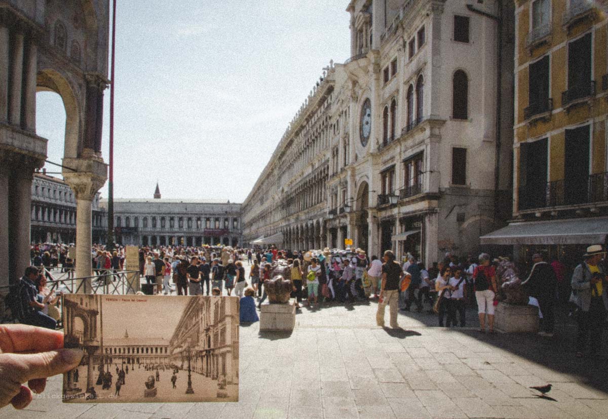 Venedig Postkarte Piazza San Marco