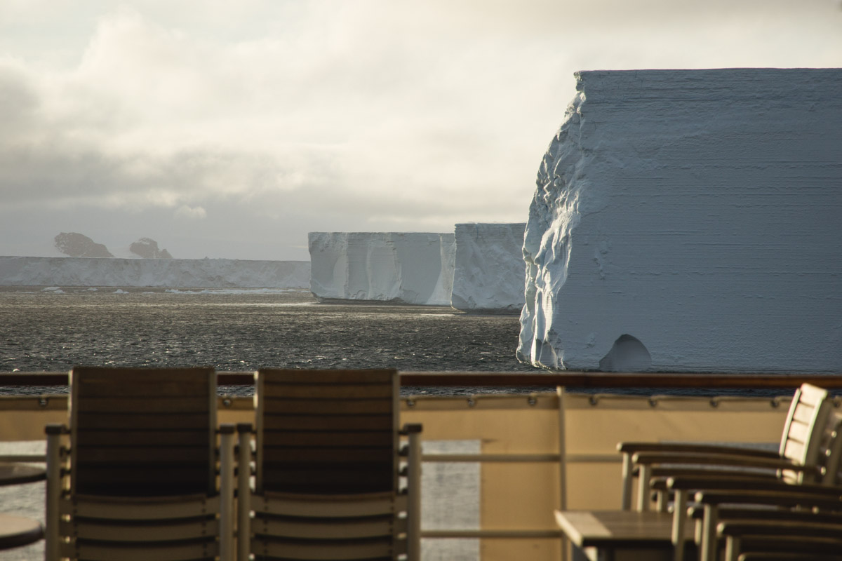 Tafeleisberge in der Antarktis