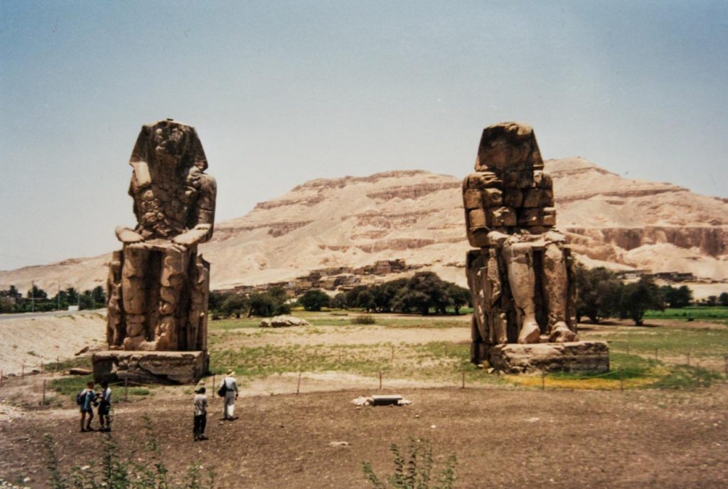 Memnonkolosse in Ägypten