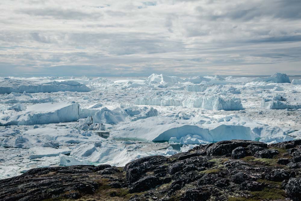 Eiswüste in Ilulissat, Grönland