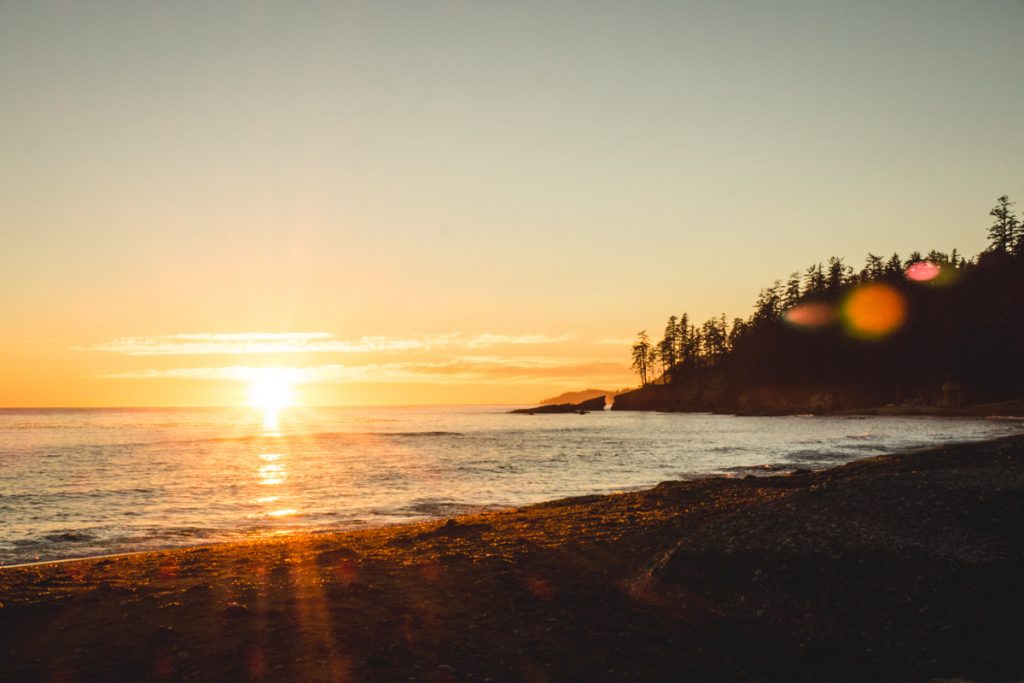 Sonnenuntergang Vancouver Island