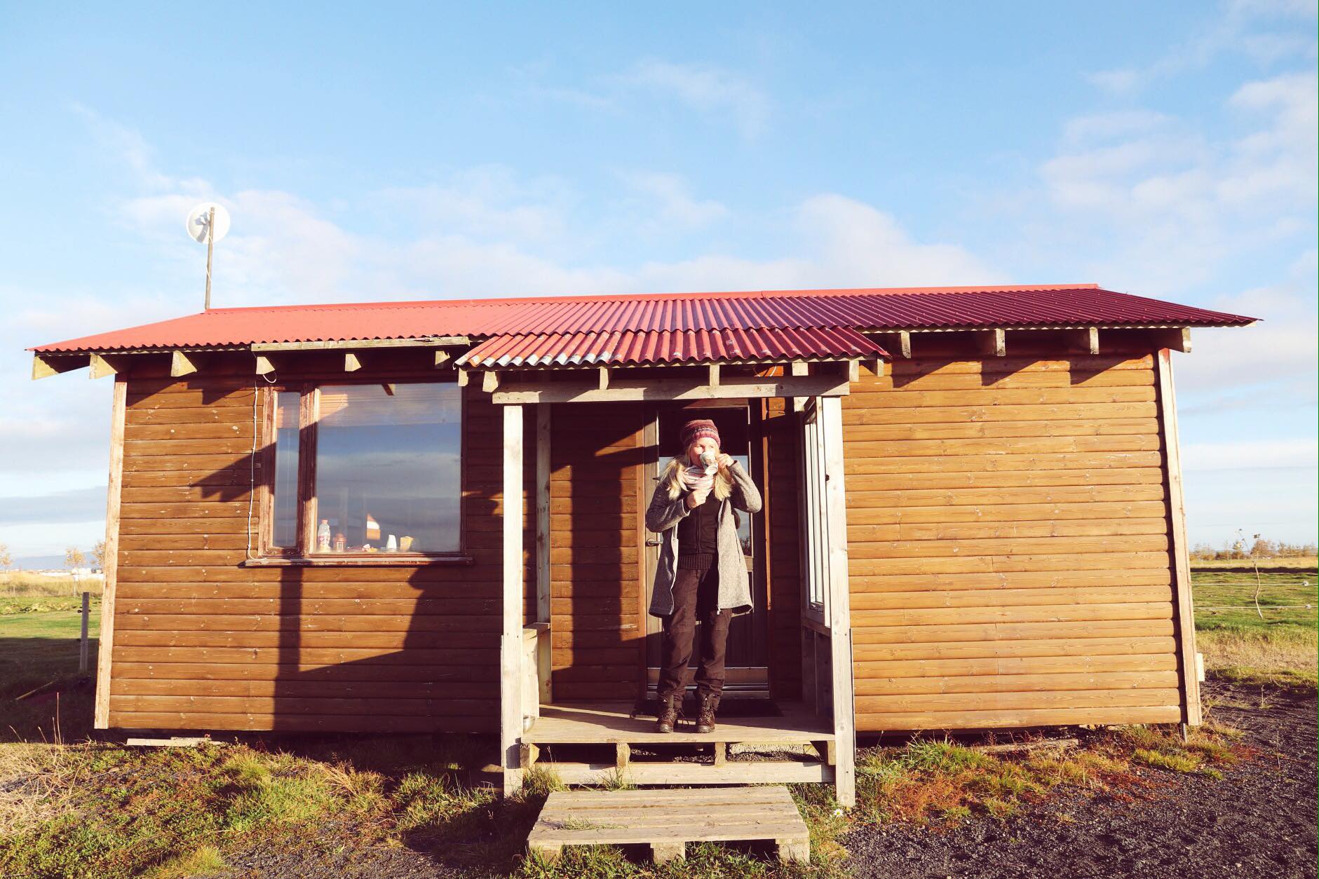 Hüttenunterkunft in Island 
