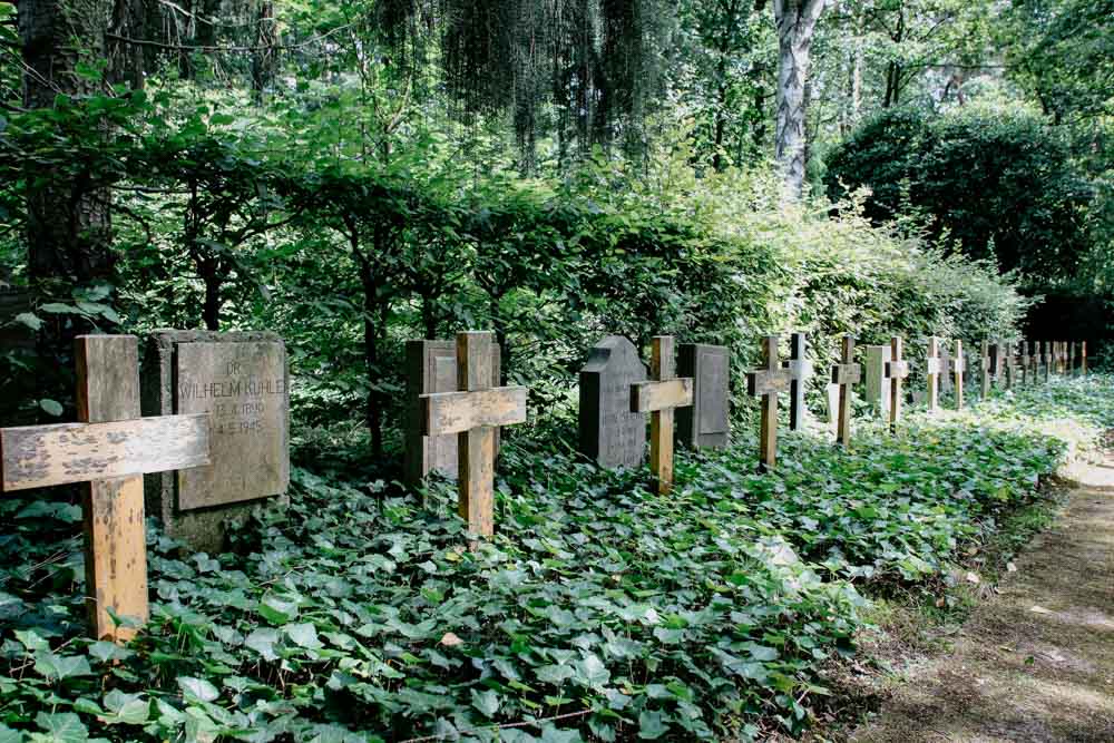 Kriegsgräber im Grunewald Forst
