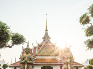 Tempeldach in Bangkok, Thailand