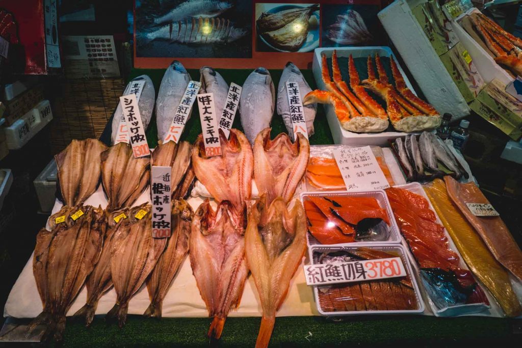 Fischmarkt in Hakodate, Hokkaido