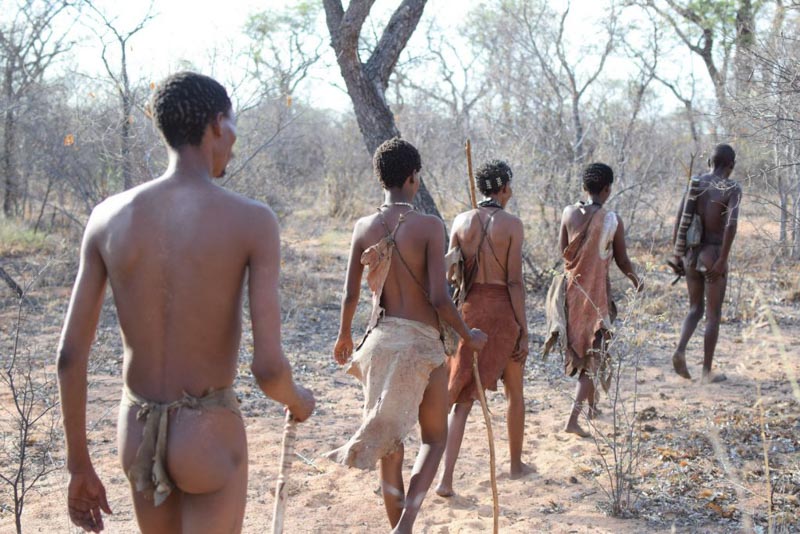 Bushmänner (San) in Namibia