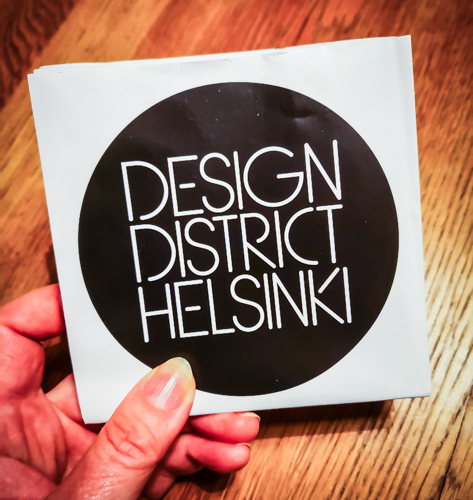 Faltkarte Design-District