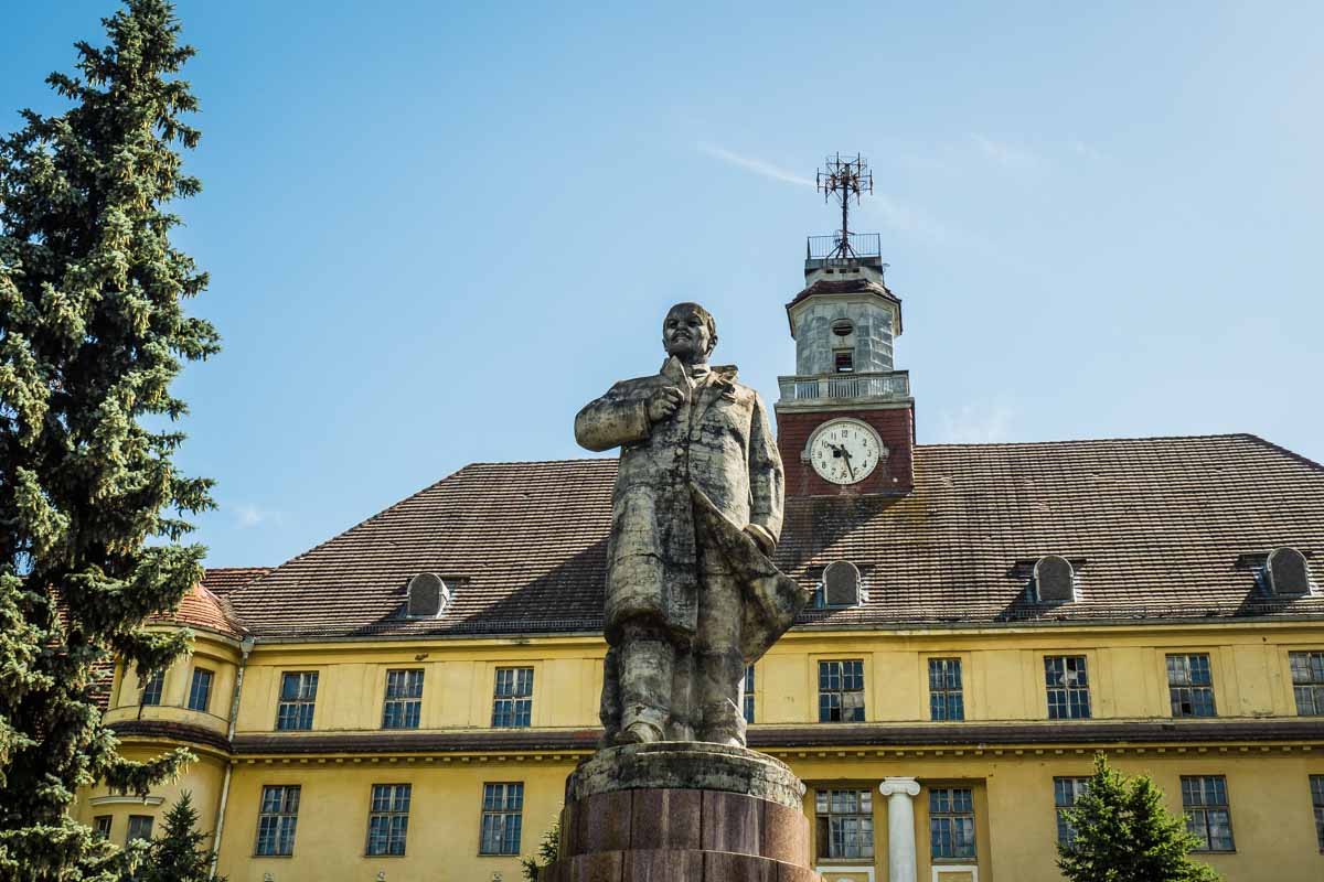 Lenin-Statur in Wünsdorf