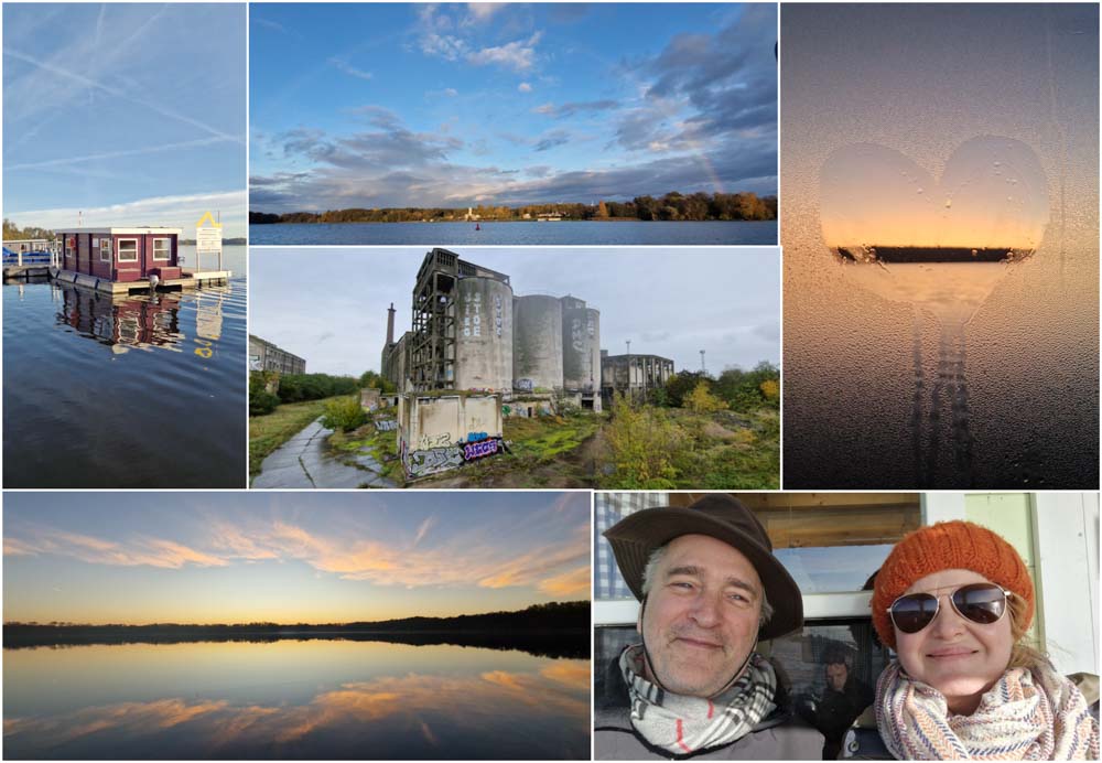 Collage Herbst, See